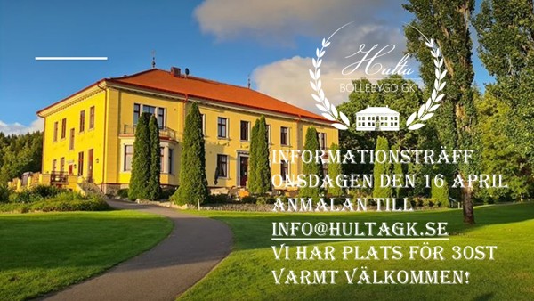 Informationsmöte den 16 april