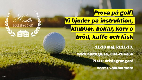 Prova På golfen!