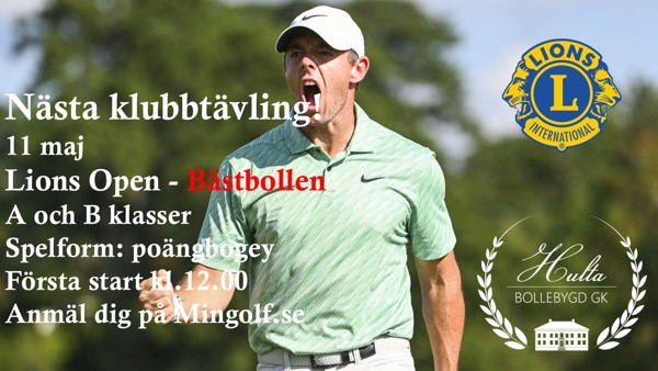 Nästa klubbtävling den 11 maj!