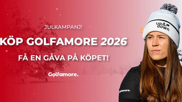 Julklappen som ger mer golf – köp Golfamore-kortet!