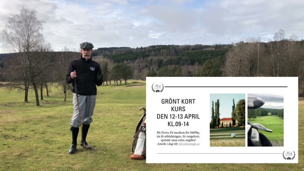 Ta Grönt kort i golf på Hulta-Bollebygd GK