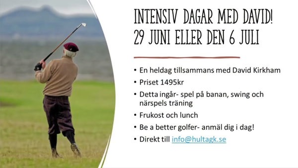 Intensivdagar med David