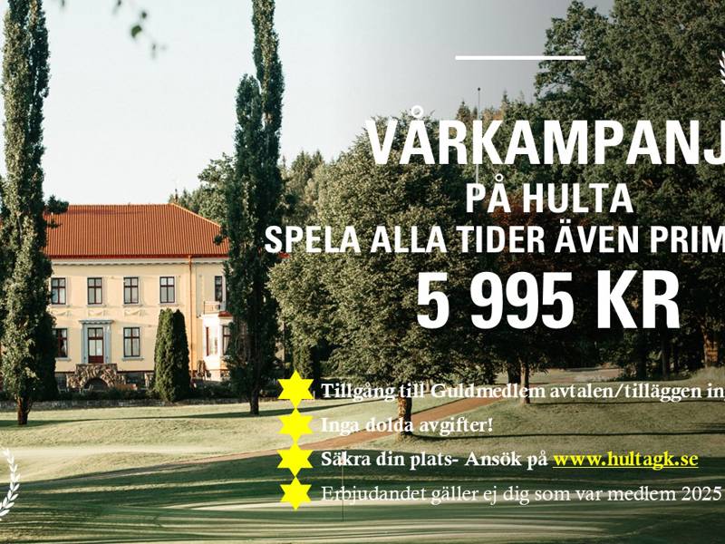 🌷 Vårkampanj på Hulta 🌷
