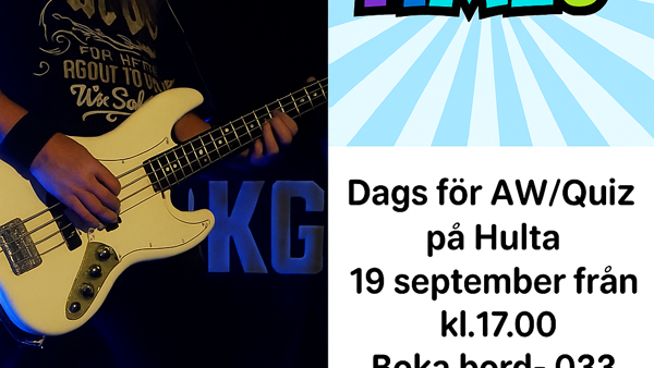 AW/Quiz den 19 sept!